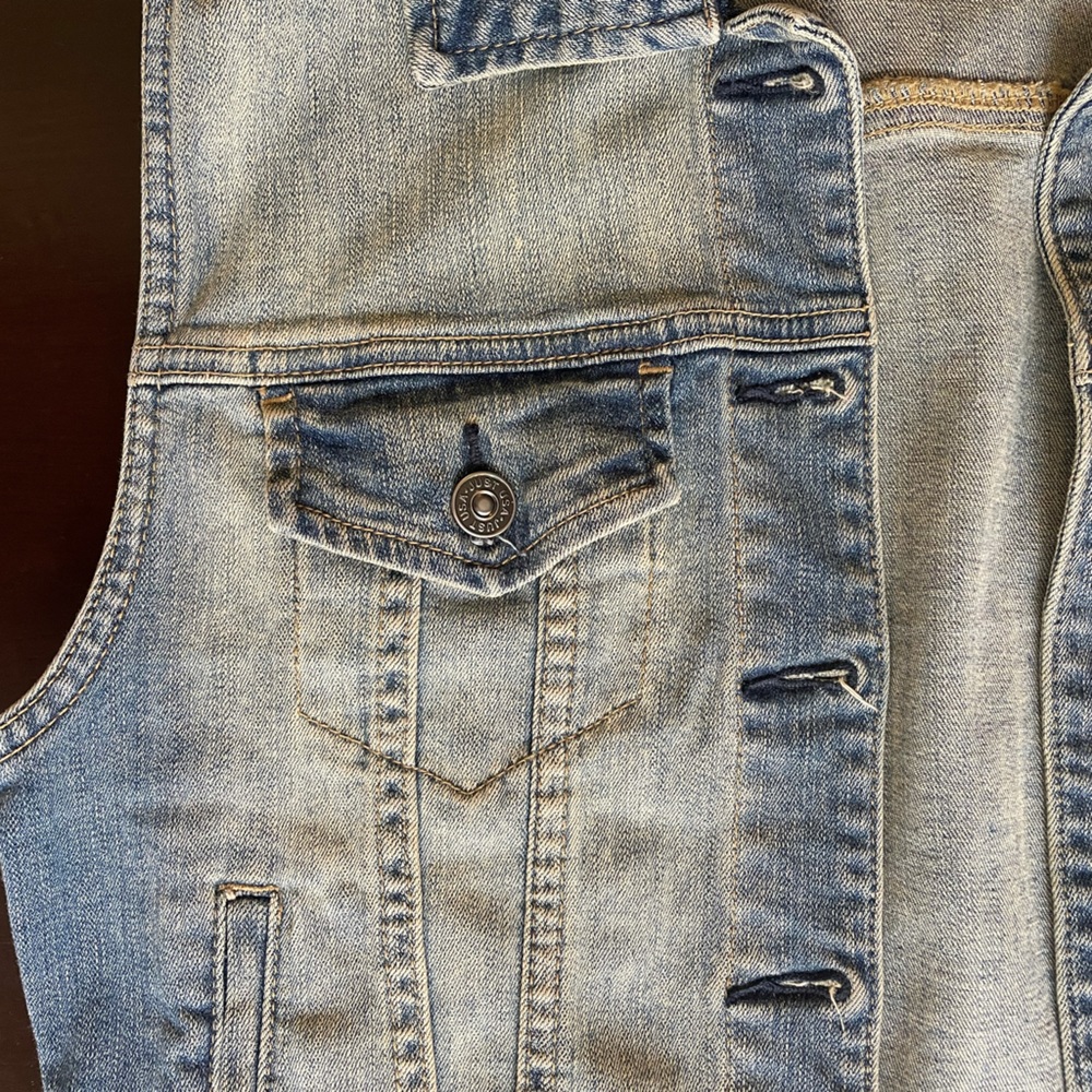 DENIM VEST - Picture 3 of 8